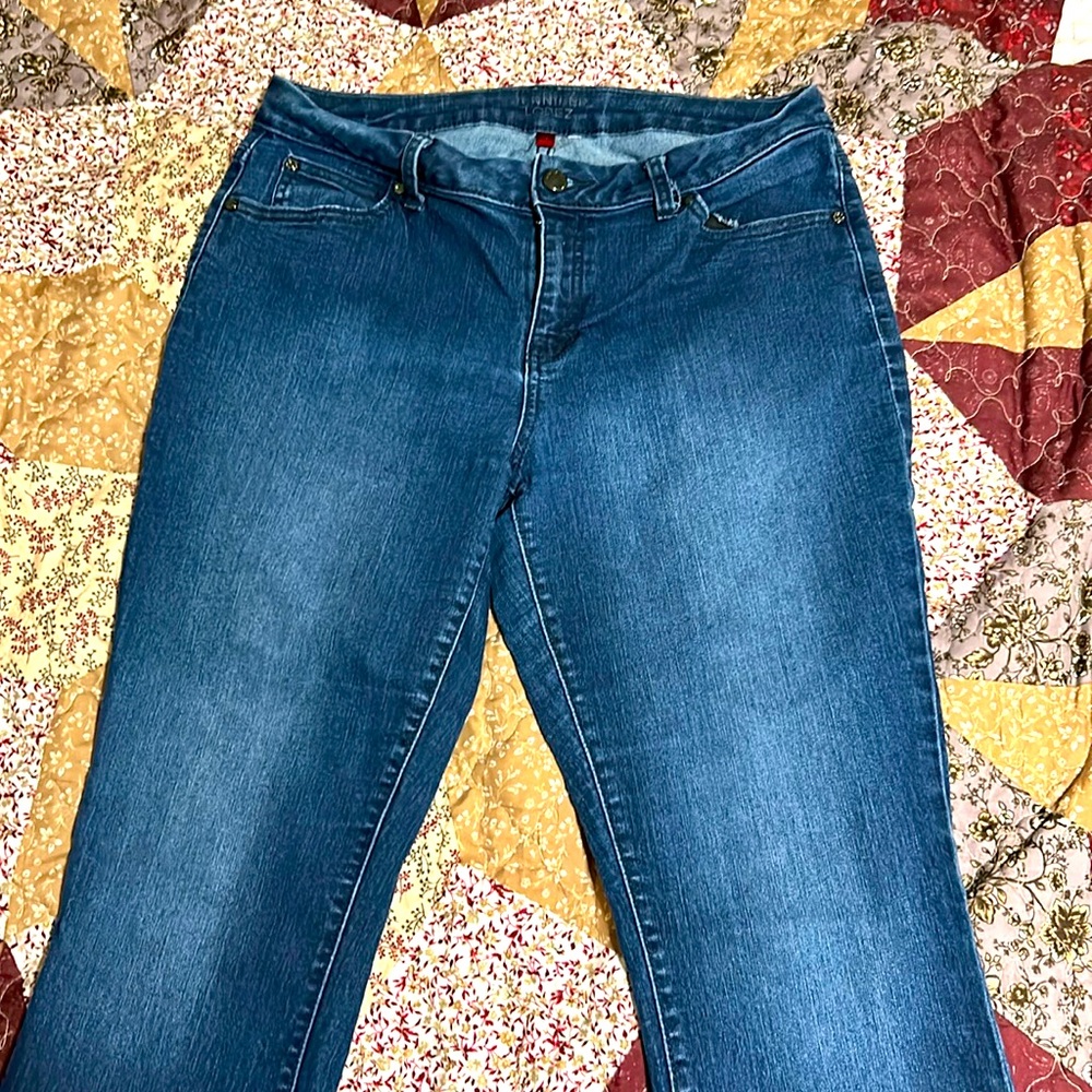 Women’s Jennifer Lopez dark blue jeans, size 12